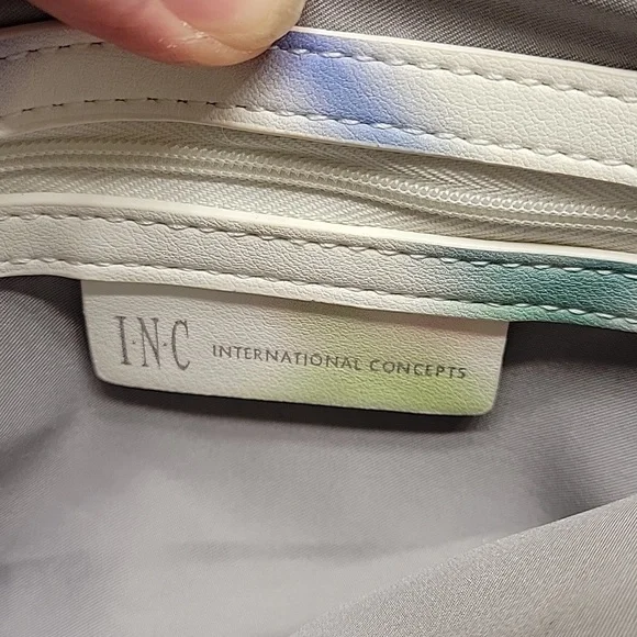 INC International Concepts colorful shoulder purse NWOT - Picture 10 of 16